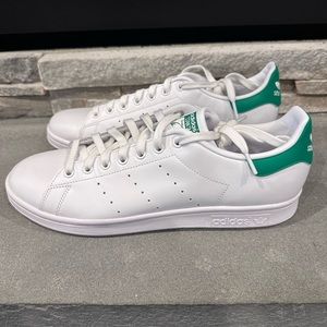 Stan Smith adidas green heeled men’s sneakers